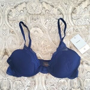 NWT Pepper navy bra 36A